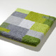 Badgarnituren - Badgarnitur in Supersoft-Qualität – Farbe GRÜN-GRAU – Ansicht 9 Badgarnituren - Badgarnitur in Supersoft-Qualität, in Größe 100 (Vorleger halbrund, 50x 80 cm) bis 112 (WC-Deckelbezug, 47x 50 cm), in Farbe GRAU-ROT – Farbe GRÜN-GRAU – Ansicht 9