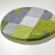 Badgarnituren - Badgarnitur in Supersoft-Qualität – Farbe GRÜN-GRAU – Ansicht 5 Badgarnituren - Badgarnitur in Supersoft-Qualität, in Größe 100 (Vorleger halbrund, 50x 80 cm) bis 112 (WC-Deckelbezug, 47x 50 cm), in Farbe GRAU-ROT – Farbe GRÜN-GRAU – Ansicht 5