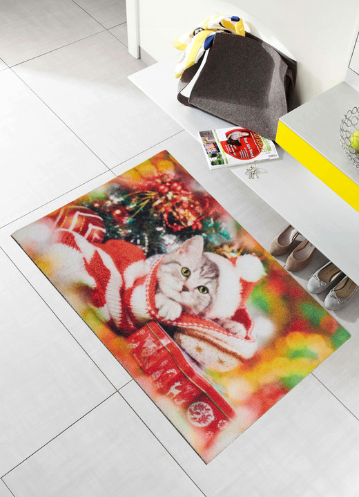 Fußmatten - Fußmatte Kätzchen mit rutschfester Rückseite, in Farbe BUNT Ansicht 2