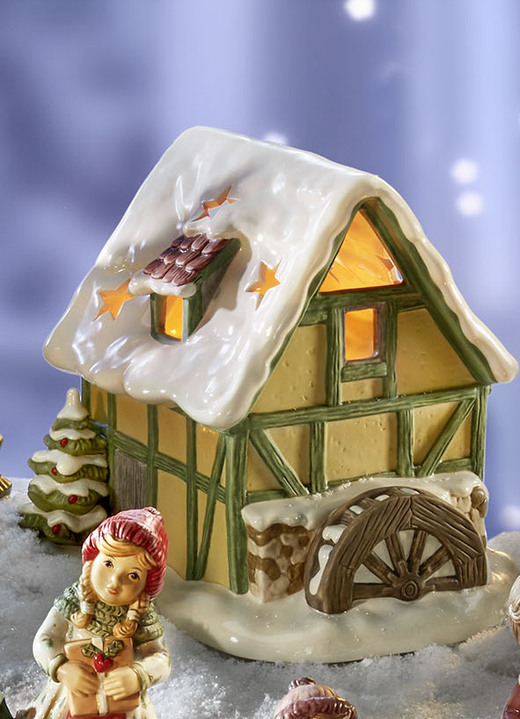 Goebel-Figuren - Winterliche Szene: Tolle Himmelsboten im Winterwald, in Farbe BUNT, in Ausführung Engel mit Schlittschuhen Ansicht 21