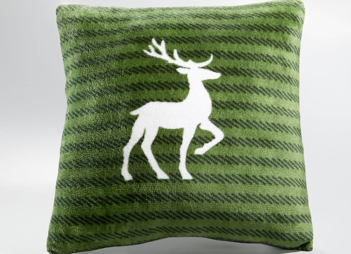 Dekokissen & Hüllen - Kuschelige Wohnaccessoires, in Größe 225 (Wohndecke, 150x200 cm) bis 905 (Kissen mit Füllung, 45x 45 cm), in Farbe ROT Ansicht 4