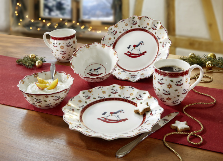 Villeroy & Boch - Frühstücks-Set Schaukelpferd, 6-teilig, in Farbe WEISS-ROT-BLAU Ansicht 2