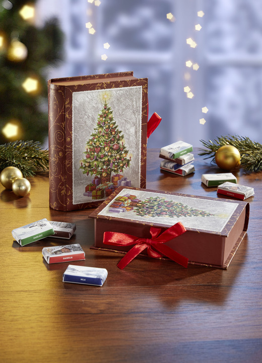 Weihnachtsleckereien - Nostalgie-Buch Weinachtsbaum 2er-Set, in Farbe BUNT