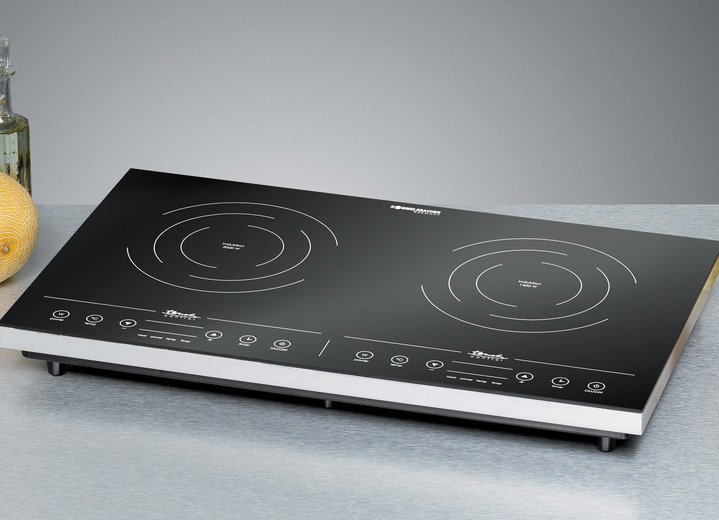 Kochen & Grillen - Induktions-Kochtafel in 2 AusfüIhrungen, in Farbe SCHWARZ, in Ausführung Einzel-Kochtafel Ansicht 2