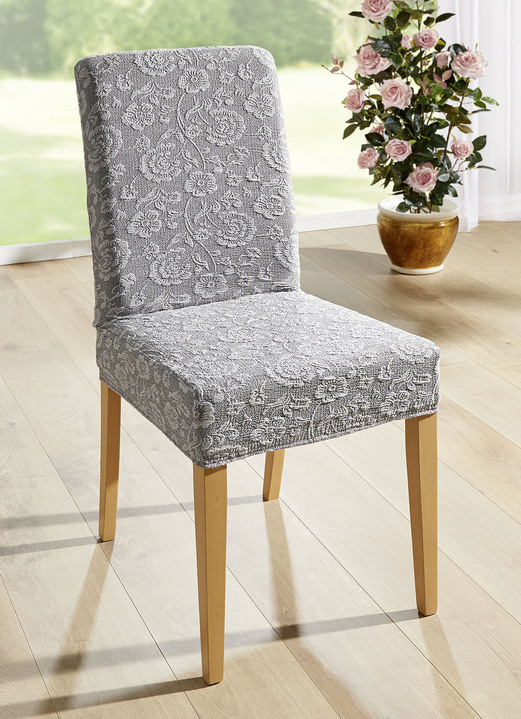 Sessel- & Sofaüberwürfe - Elastischer Stuhlbezug von Webana, in Größe 106 (Stuhlbezug) bis 112 (Stuhlbezug, preisgünstiges 2er-Set), in Farbe BRAUN Ansicht 5