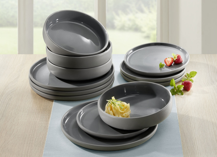 Geschirr - Arte Viva 12-teiliges Tafel-Service aus Markensteinzeug Ansicht 4 Geschirr - Arte Viva 12-teiliges Tafel-Service aus Markensteinzeug, in Farbe BEIGE Ansicht 4