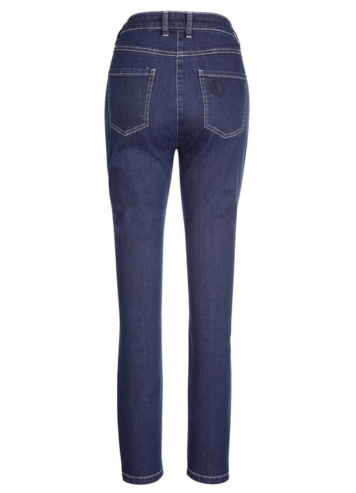 Hosen - Jeans in klassischer 5-Pocket-Form, in Größe 019 bis 052, in Farbe HELLBLAU Ansicht 5