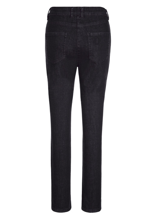 Hosen - Jeans in klassischer 5-Pocket-Form Ansicht 2 Hosen - Jeans in klassischer 5-Pocket-Form, in Größe 019 bis 040, in Farbe SCHWARZ Ansicht 2
