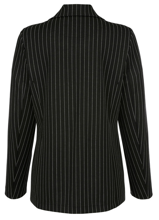 Blazer & Anzüge - Blazer mit Streifendessin, in Größe 020 bis 052, in Farbe SCHWARZ-WEISS Ansicht 4