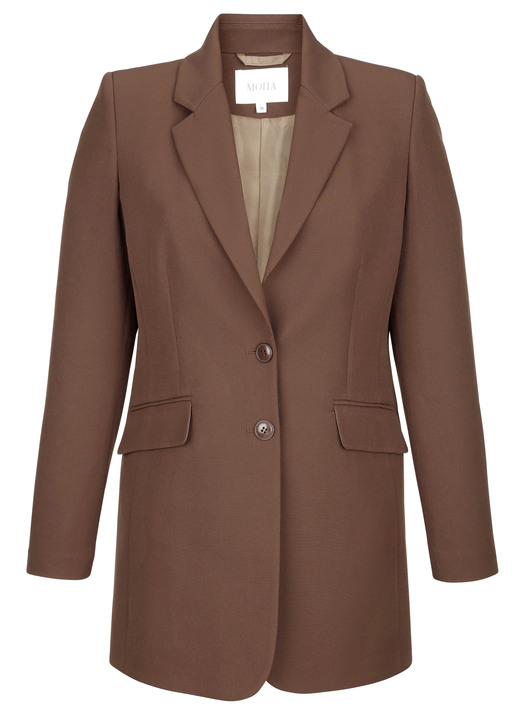 Blazer & Anzüge - Blazer mit Reverskragen, in Größe 038 bis 048, in Farbe SCHOKOBRAUN Ansicht 3