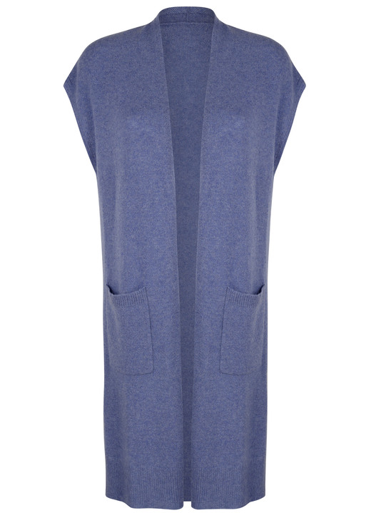 Pullover & Strickmode - Long-Strickweste aus Kaschmir, in Größe 038 bis 052, in Farbe ZYKLAM Ansicht 8