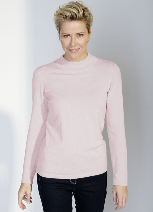 Pullover & Strickmode - Pullover mit Modal-Anteil, in Größe 038 bis 052, in Farbe ROSÉ Ansicht 1