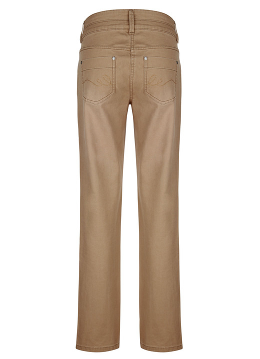Hosen - Jeans in 5-Pocket-Form Ansicht 2 Hosen - Jeans in 5-Pocket-Form, in Größe 019 bis 052, in Farbe CAMEL Ansicht 2