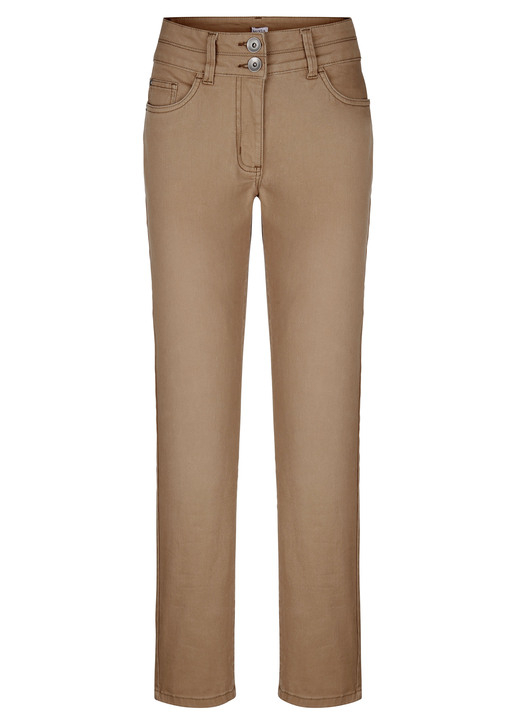 Hosen - Jeans in 5-Pocket-Form, in Größe 019 bis 052, in Farbe CAMEL Ansicht 1