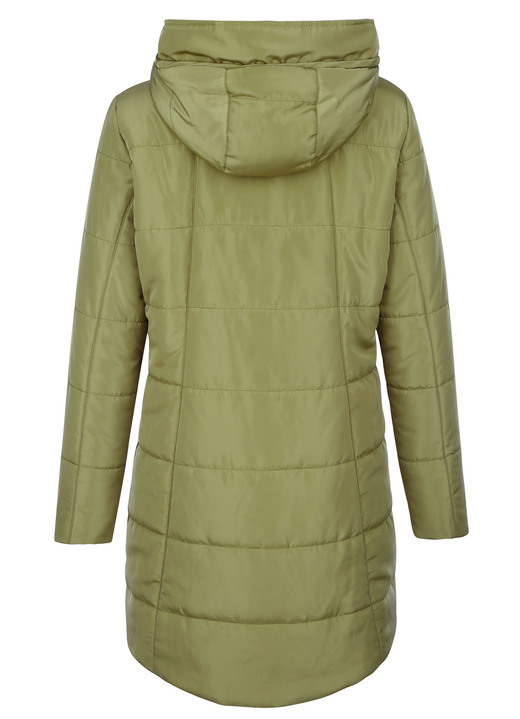 - Steppjacke mit fester Kapuze, in Größe 038 bis 052, in Farbe GRÜN Ansicht 4