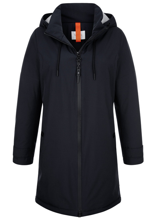 Jacken & Mäntel - Funktionsjacke mit abnehmbarer Kapuze, in Größe 020 bis 052, in Farbe MARINE Ansicht 4