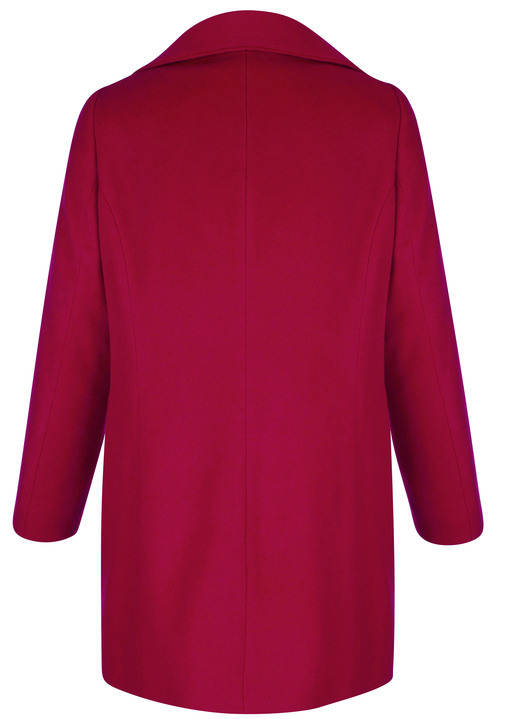 Jacken & Mäntel - Wolljacke mit verdeckter Druckerleiste, in Größe 038 bis 052, in Farbe ROT Ansicht 5