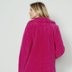 Jacken & Mäntel - Webpelzjacke mit Reverskragen, in Größe 020 bis 052, in Farbe FUCHSIA – Farbe FUCHSIA – Ansicht 1