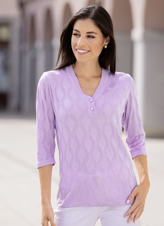 Pullover mit schimmerndem Glanz