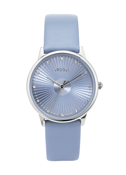 Kunstlederband - Pools Quartz-Damenuhr, in Farbe  Ansicht 2