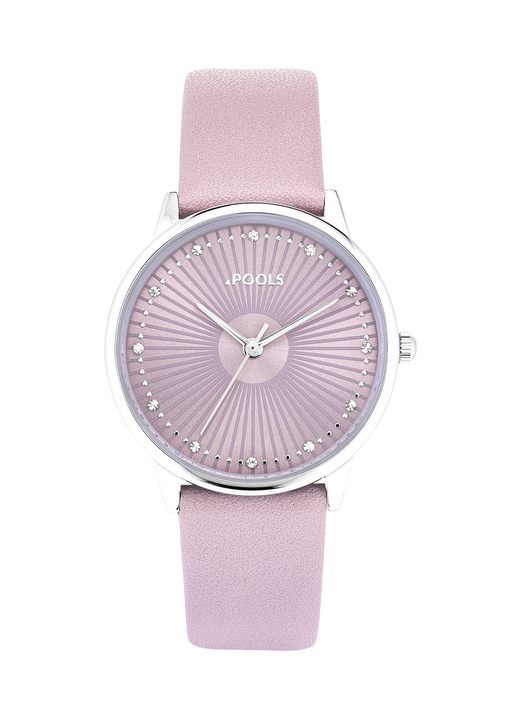 Kunstlederband - Pools Quartz-Damenuhr, in Farbe  Ansicht 2