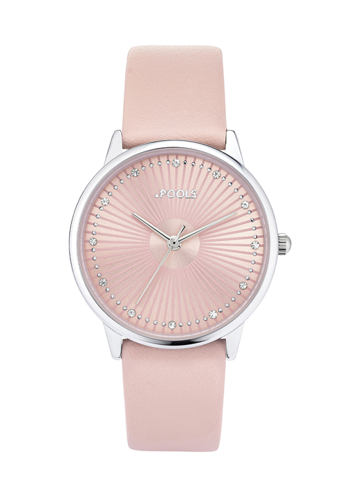 Kunstlederband - Pools Quartz-Damenuhr, in Farbe  Ansicht 2