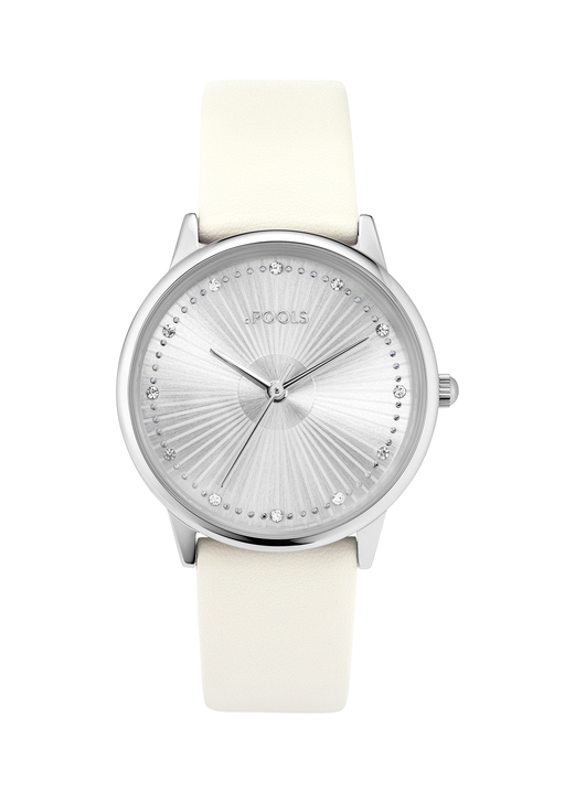 Kunstlederband - Pools Quartz-Damenuhr, in Farbe  Ansicht 2