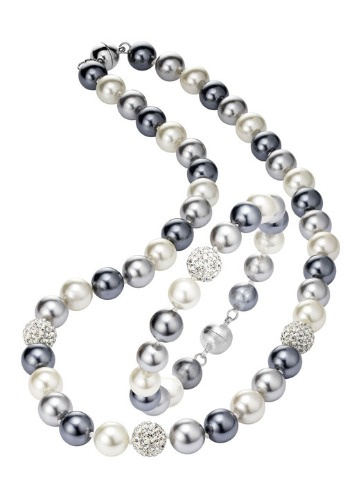 Schmucksets - Wunderschön schimmerndes, 2-teiliges Schmuck-Set, in Farbe WEISS Ansicht 7