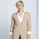 Basics - Strickjacke mit Modal  – Farbe SAND – Ansicht 1 Basics - Strickjacke mit Modal , in Größe 038 bis 052, in Farbe GRAU – Farbe SAND – Ansicht 1