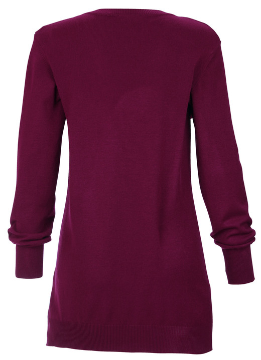 Basics - Strickjacke mit Modal  Ansicht 16 Basics - Strickjacke mit Modal , in Größe 038 bis 052, in Farbe GRAU Ansicht 16