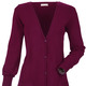 Damenmode - Strickjacke mit Modal  – Farbe BEERE – Ansicht 3 Damenmode - Strickjacke mit Modal , in Größe 038 bis 052, in Farbe SAND – Farbe BEERE – Ansicht 3