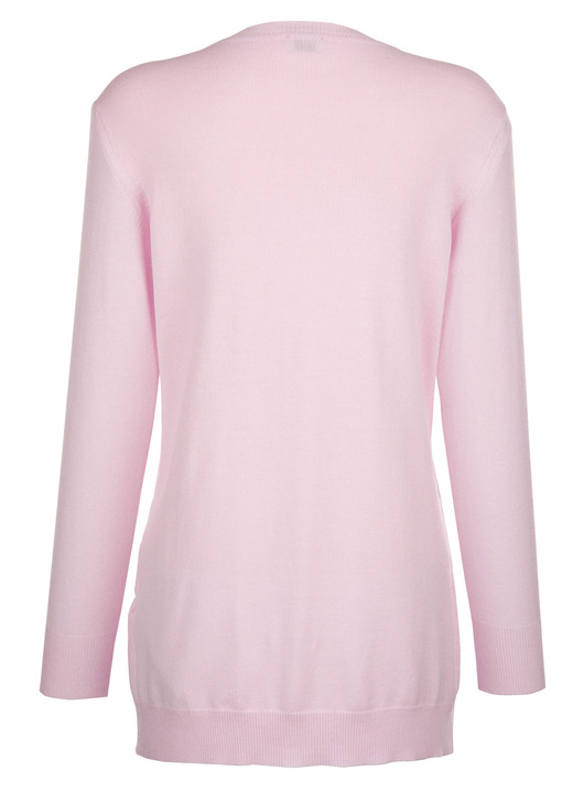 Basics - Strickjacke mit Modal , in Größe 038 bis 052, in Farbe ROSÉ Ansicht 2
