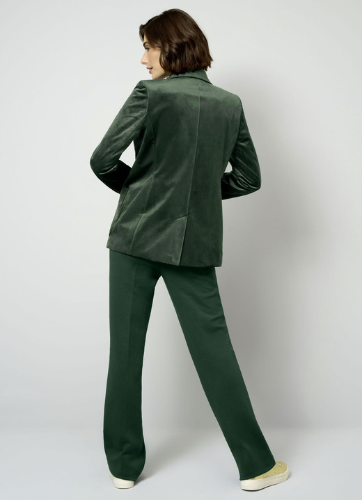 Blazer - Blazer mit Reverskragen, in Größe 038 bis 052, in Farbe TANNENGRÜN Ansicht 2