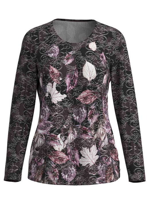 Klaus Modelle - Pullover in Feinstrick, in Größe 038 bis 054, in Farbe SCHWARZ-GRAU-MULTICOLOR Ansicht 2