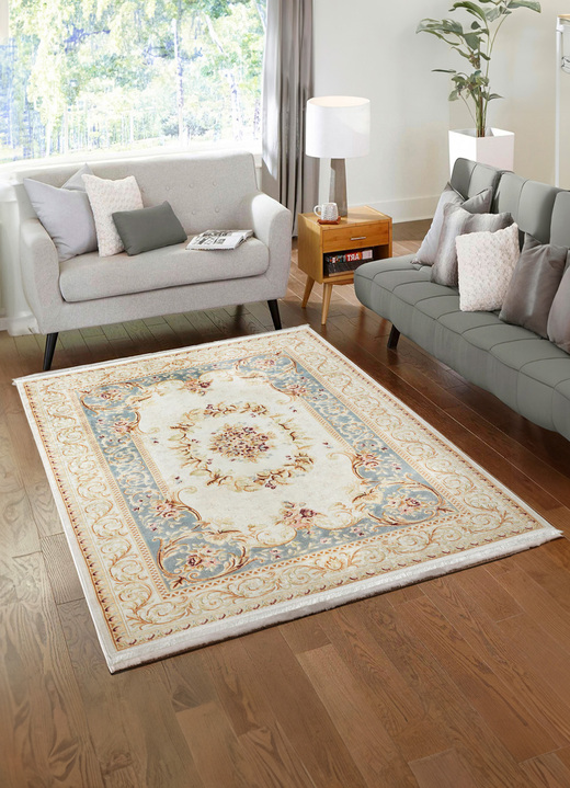 Klassisch - Brücken, Teppiche und Galerie von Webana, in Größe 102 (Brücke, 60x115 cm) bis 305 (Teppich, ø 160 cm), in Farbe ROSA Ansicht 2