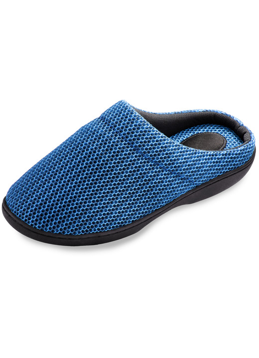 Gesundheitsschuhe - Atmungsaktiver Komfort-Gel Slipper, in Größe 001 bis 004, in Farbe BLAU Ansicht 1