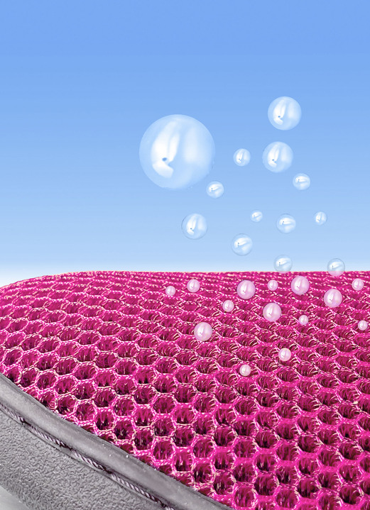 Gesundheitsschuhe - Atmungsaktiver Komfort-Gel Slipper, in Größe 001 bis 004, in Farbe BLAU Ansicht 8