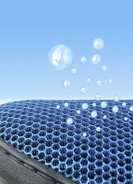 Gesundheitsschuhe - Atmungsaktiver Komfort-Gel Slipper, in Größe 001 bis 004, in Farbe BEERE Ansicht 8