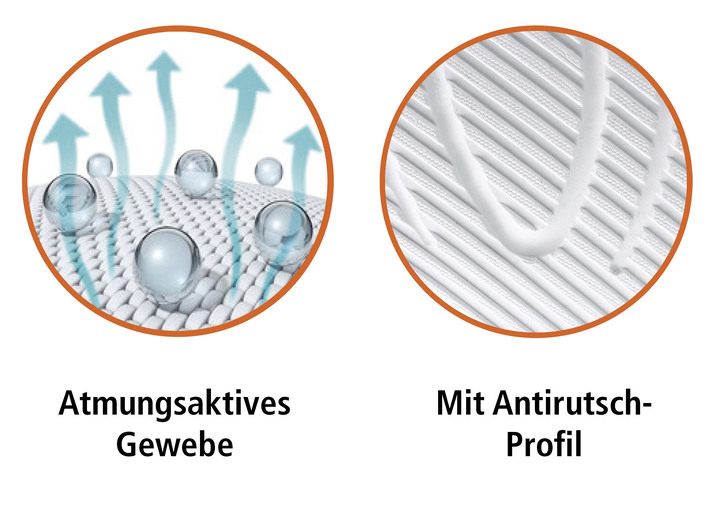 Slipper & Schnürschuhe - Komfort-Sliding Sneaker mit Stretch-Fit Passform, in Größe 037 bis 044, in Farbe WEISS Ansicht 7