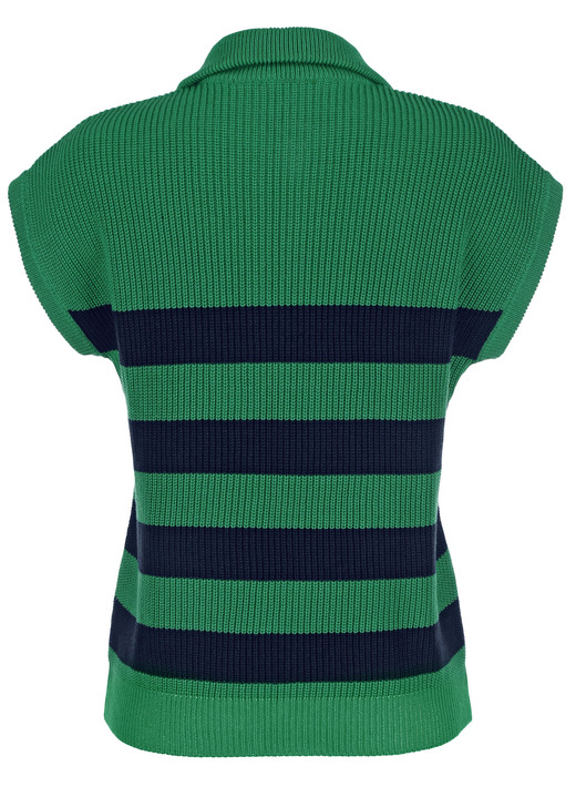 Pullunder - Pullunder in Perlfang, in Größe 038 bis 052, in Farbe JADEGRÜN-MARINE Ansicht 4