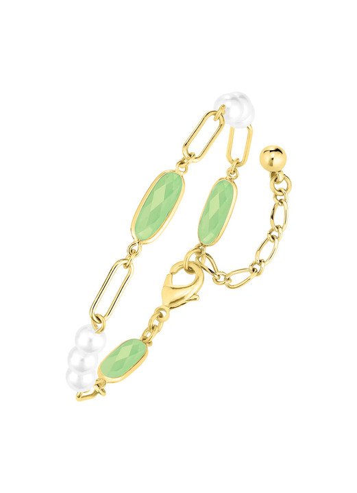 Schmucksets - Schmuckset, 3-teilig, aus Messing mit Kristallsteinen, in Farbe  Ansicht 8