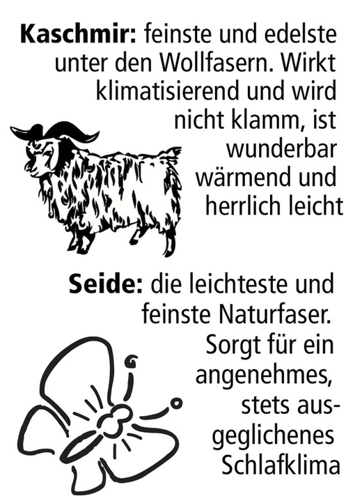 Bettwaren - Mesana Bettwarenprogramm mit feinsten und hochwertigen Edelhaaren, in Größe 103 (135/200 cm) bis 112 (200/200 cm), in Farbe ECRUE, in Ausführung Steppbett Ansicht 1