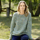 Langarm - Pullover in Garnmix – Farbe HELLGRÜN-GELB-MULTICOLOR – Ansicht 1 Langarm - Pullover in Garnmix, in Größe 038 bis 052, in Farbe HELLGRÜN-GELB-MULTICOLOR – Farbe HELLGRÜN-GELB-MULTICOLOR – Ansicht 1