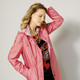 Lang - Longjacke mit abnehmbarer Kapuze – Farbe APRICOT – Ansicht 3 Lang - Longjacke mit abnehmbarer Kapuze, in Größe 020 bis 052, in Farbe APRICOT – Farbe APRICOT – Ansicht 3