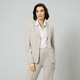 Blazer - Blazer mit Reverskragen – Farbe TAUPE – Ansicht 2 Blazer - Blazer mit Reverskragen, in Größe 038 bis 052, in Farbe TAUPE – Farbe TAUPE – Ansicht 2