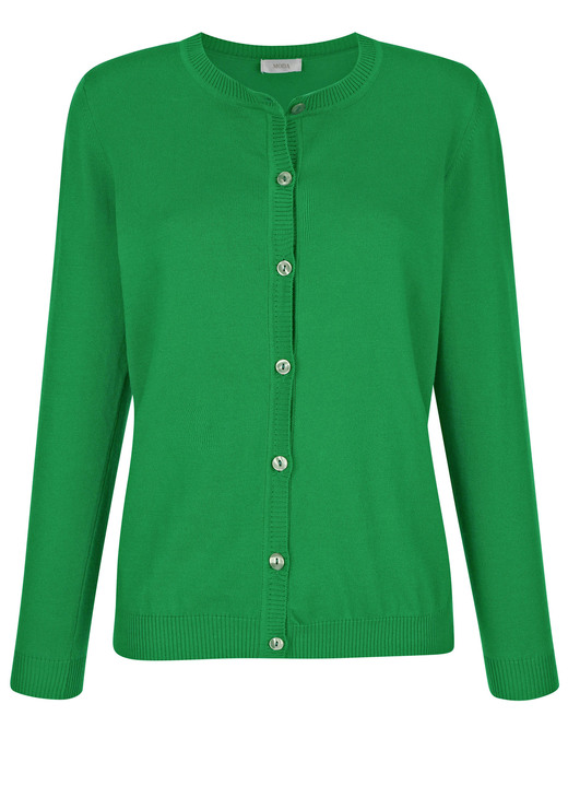 Basics - Strickjacke aus reiner Baumwolle Ansicht 9 Basics - Strickjacke aus reiner Baumwolle, in Größe 038 bis 052, in Farbe ROYALBLAU Ansicht 9