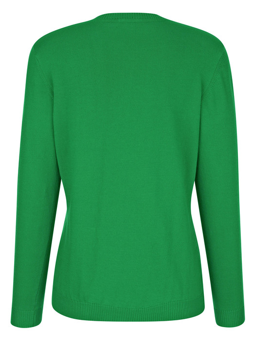 Basics - Strickjacke aus reiner Baumwolle, in Größe 038 bis 052, in Farbe ROYALBLAU Ansicht 10