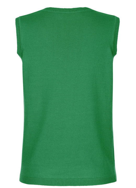 Basics - Stricktop aus reiner Baumwolle, in Größe 038 bis 052, in Farbe ROYALBLAU Ansicht 8