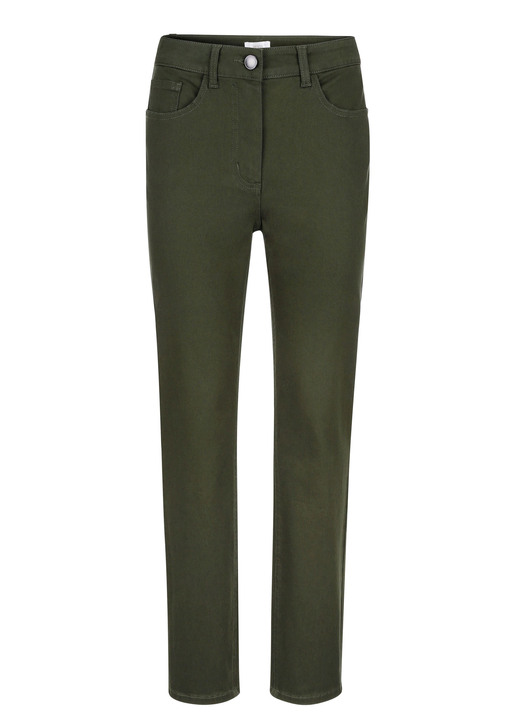 Hosen mit Knopf- und Reißverschluss - Hose in 5-Pocket-Form, in Größe 019 bis 052, in Farbe ALTROSA Ansicht 40