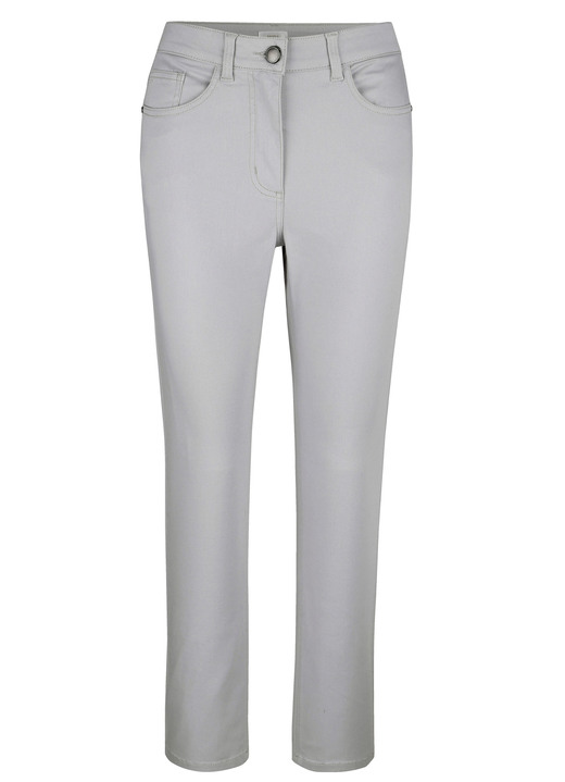 Hosen mit Knopf- und Reißverschluss - Hose in 5-Pocket-Form, in Größe 019 bis 052, in Farbe ALTROSA Ansicht 4